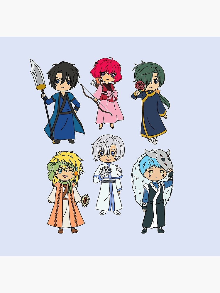 Happy Hungry Bunch Yotd Anime Chibi Friends Dragons Throw Pillow - Image 2