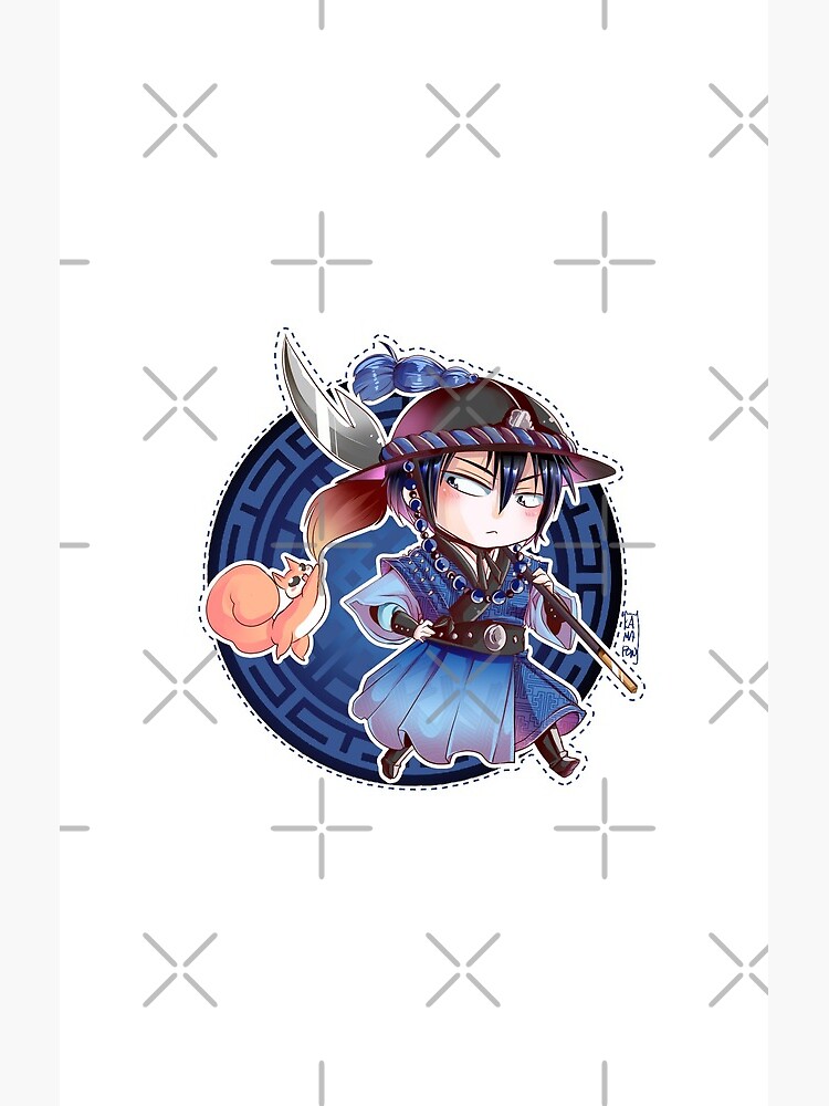 General Hak Chibi Version Shower Curtain - Image 2
