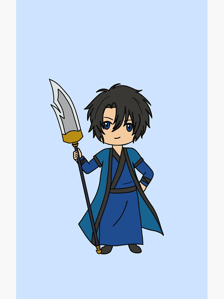 Hak Yotd Chibi Anime Shower Curtain - Image 2