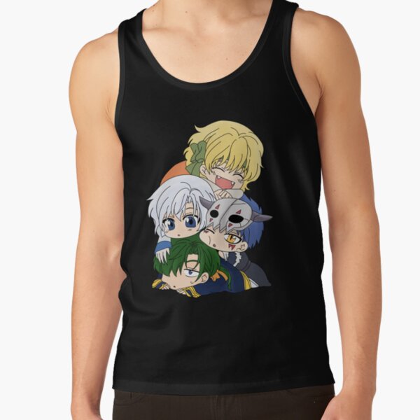 The Four Dragon Warriors Chibi Tank Top