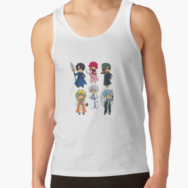 Happy Hungry Bunch Yotd Anime Chibi Friends Dragons Tank Top - Image 2