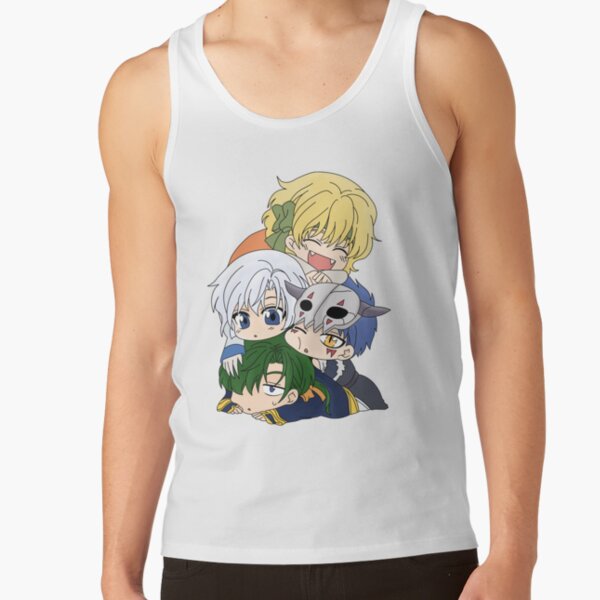 The Four Dragon Warriors Chibi Tank Top - Image 2