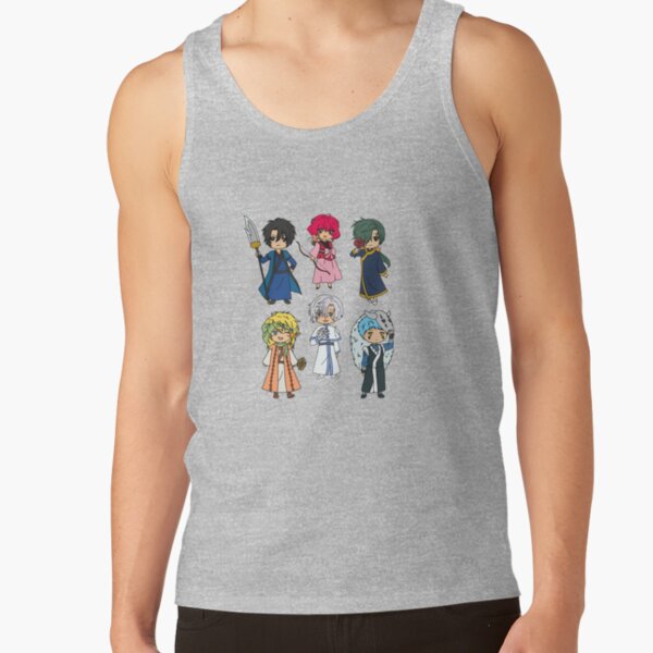 Happy Hungry Bunch Yotd Anime Chibi Friends Dragons Tank Top - Image 3