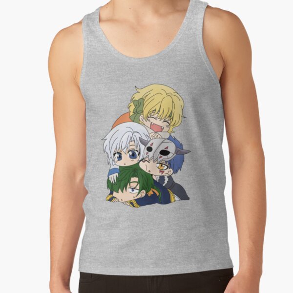 The Four Dragon Warriors Chibi Tank Top - Image 3