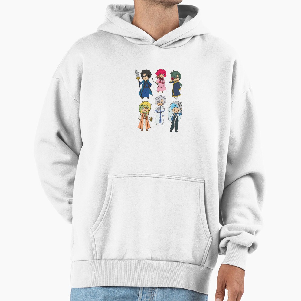 Happy Hungry Bunch Yotd Anime Chibi Friends Dragons Hoodie - Image 2