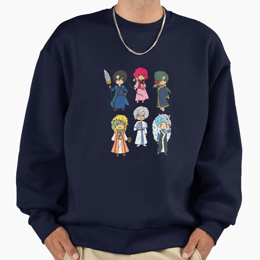 Happy Hungry Bunch Yotd Anime Chibi Friends Dragons Sweatshirt - Image 5