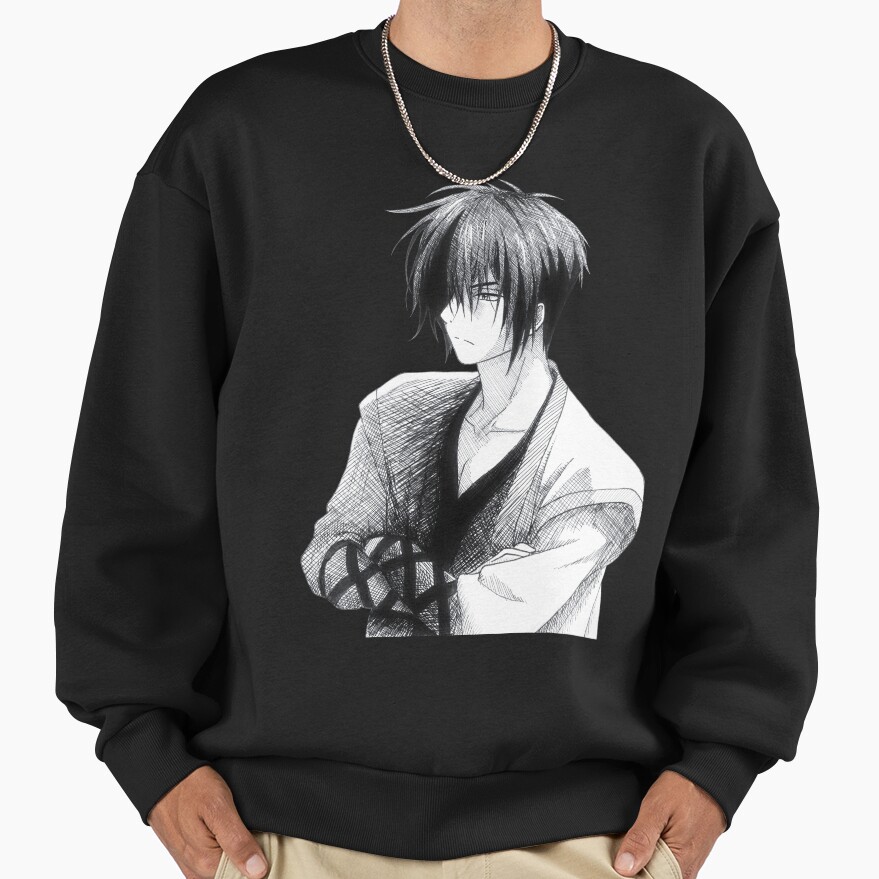 Hak Black White Design Sweatshirt - Image 3