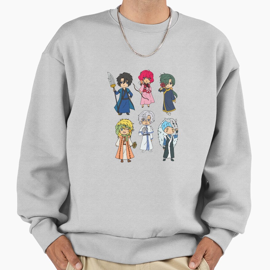 Happy Hungry Bunch Yotd Anime Chibi Friends Dragons Sweatshirt - Image 4