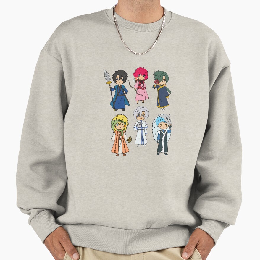 Happy Hungry Bunch Yotd Anime Chibi Friends Dragons Sweatshirt - Image 3