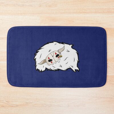 Mask Of The Blue Dragon Bath Mat