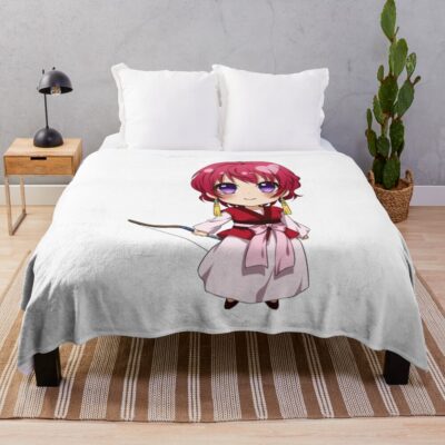 Akatsuki No Yona Chibi Version Throw Blanket