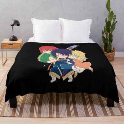 Akatsuki No Yona Yona All Charaters Throw Blanket