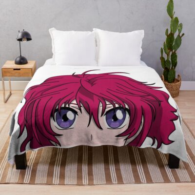 Anime Peeker Throw Blanket