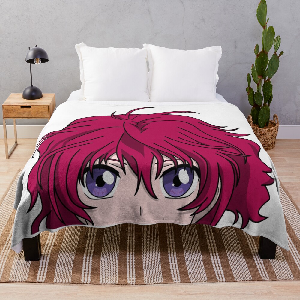 Anime Peeker Throw Blanket