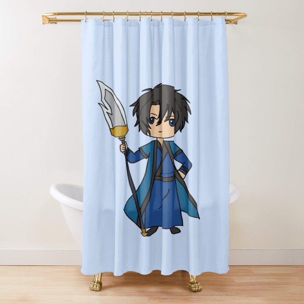 Hak Yotd Chibi Anime Shower Curtain