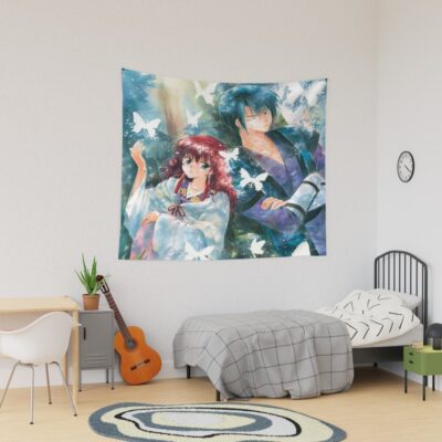 Yona Of The Dawn Butterfly Tapestry