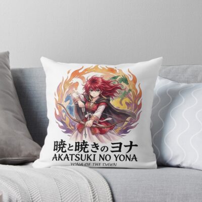 Yona Of The Dawn Fire Throw Pillow