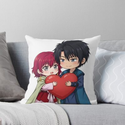 Valentine S Day Hak Kissing Yona Throw Pillow