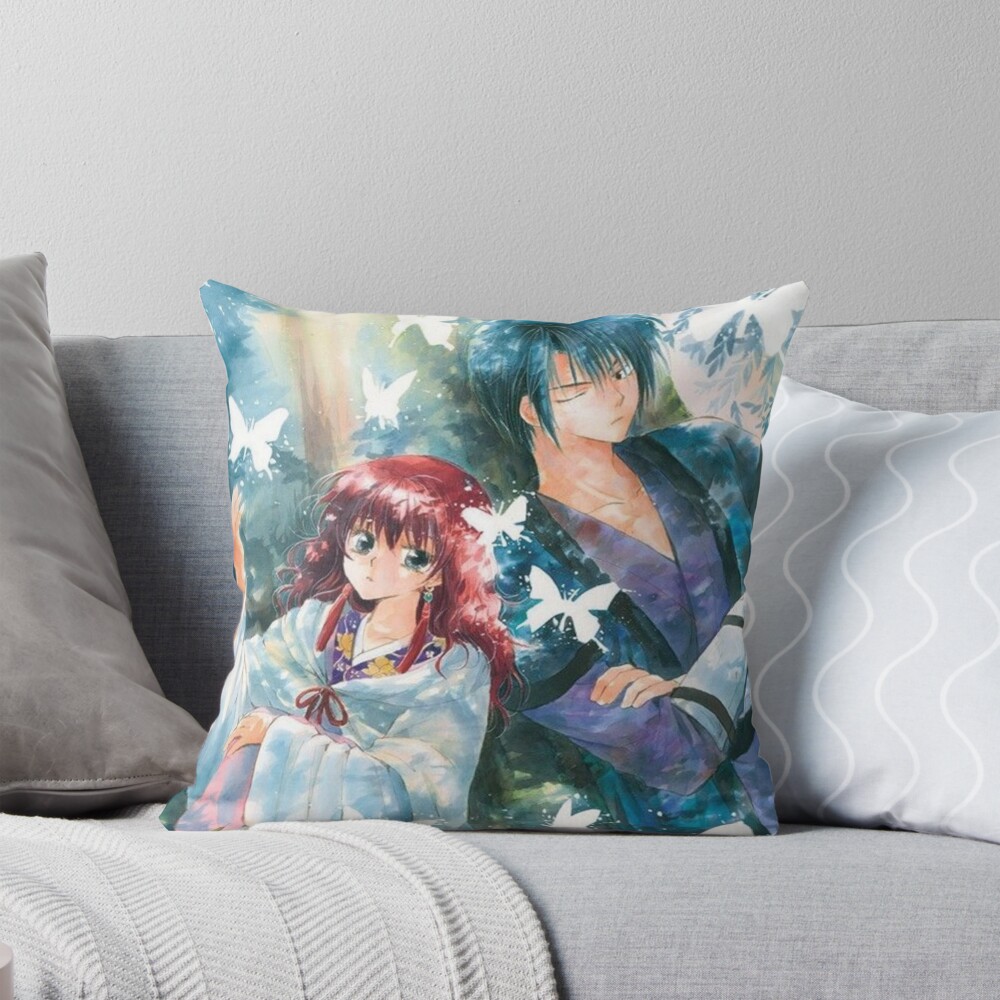 Yona Of The Dawn Butterfly Throw Pillow